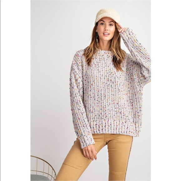 Speckled Knit Sweater - Picture 4 of 6